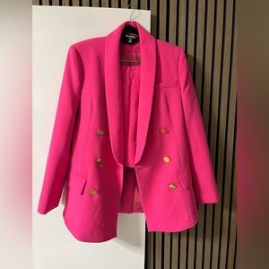 Women’s Pink Barbie Jacket and Shorts Set